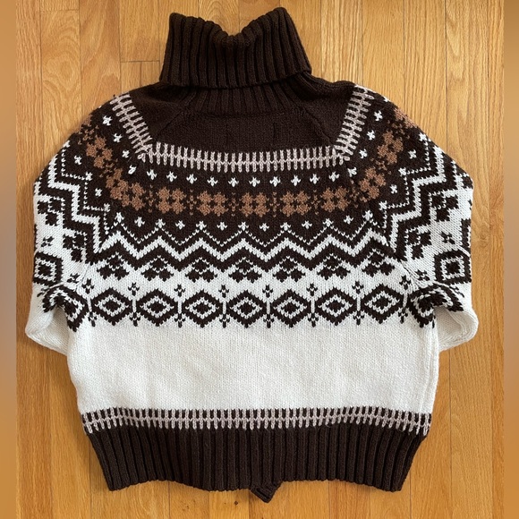 American Eagle Fairisle Turtleneck Sweater - Picture 3 of 13